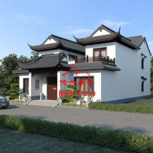 编号200：12.5*21.3米四合院全套施工图纸设计图纸 自建房图纸 提供材料及技术支持