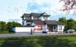 编号123：16.2*30.2米三层苏式合院全套施工图纸设计图纸 自建房图纸 提供材料及技术支持