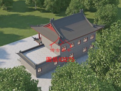 编号275：24.2*11.9米四合院全套施工图纸设计图纸 自建房图纸 提供材料及技术支持