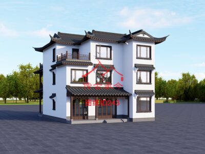 编号243：12.7*18.8米四合院全套施工图纸设计图纸 自建房图纸 提供材料及技术支持