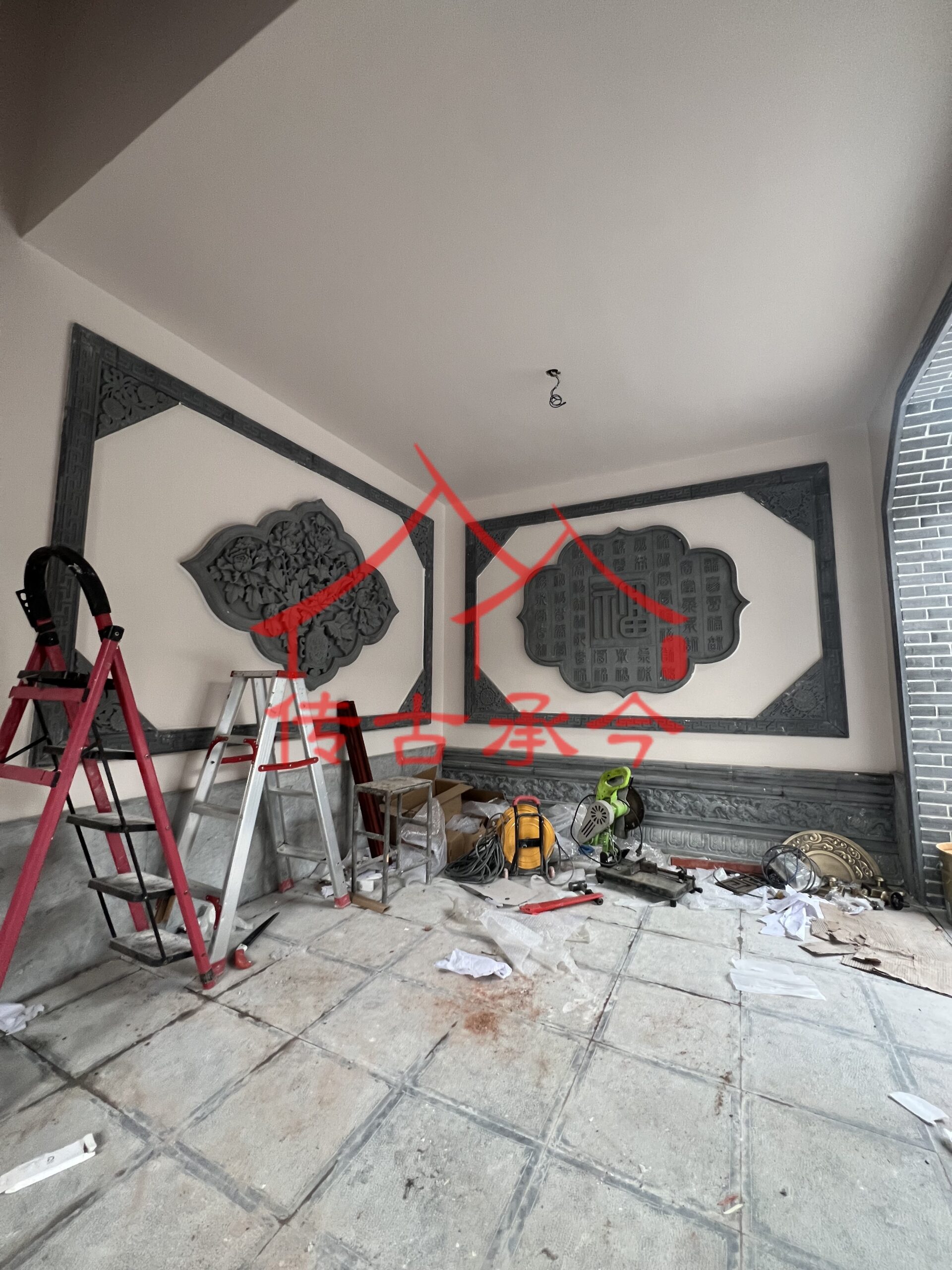 大型四合院别墅平面图