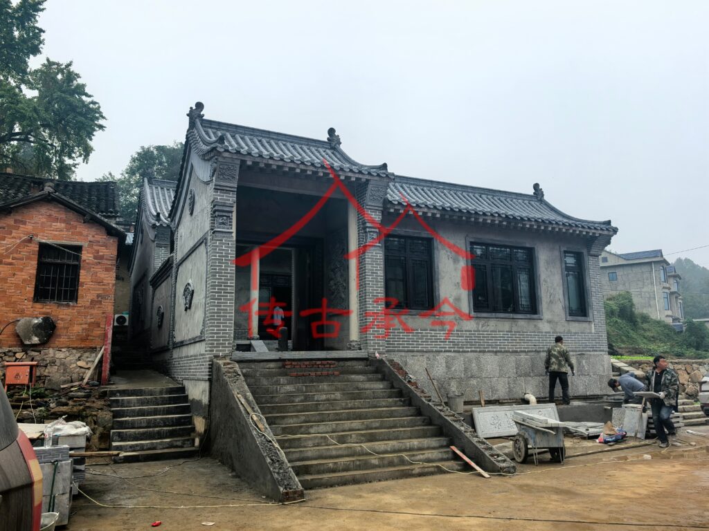 中式四合院鸟瞰图