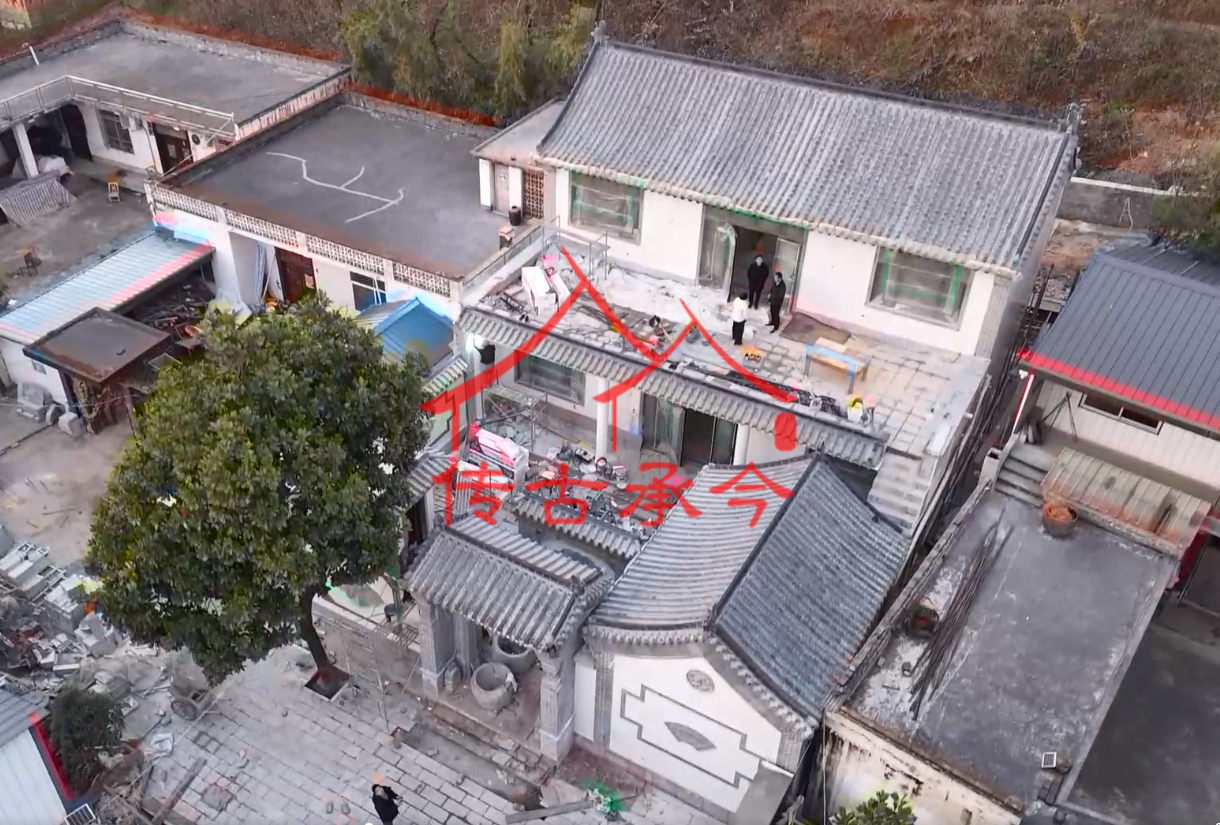 中式仿古四合院效果图