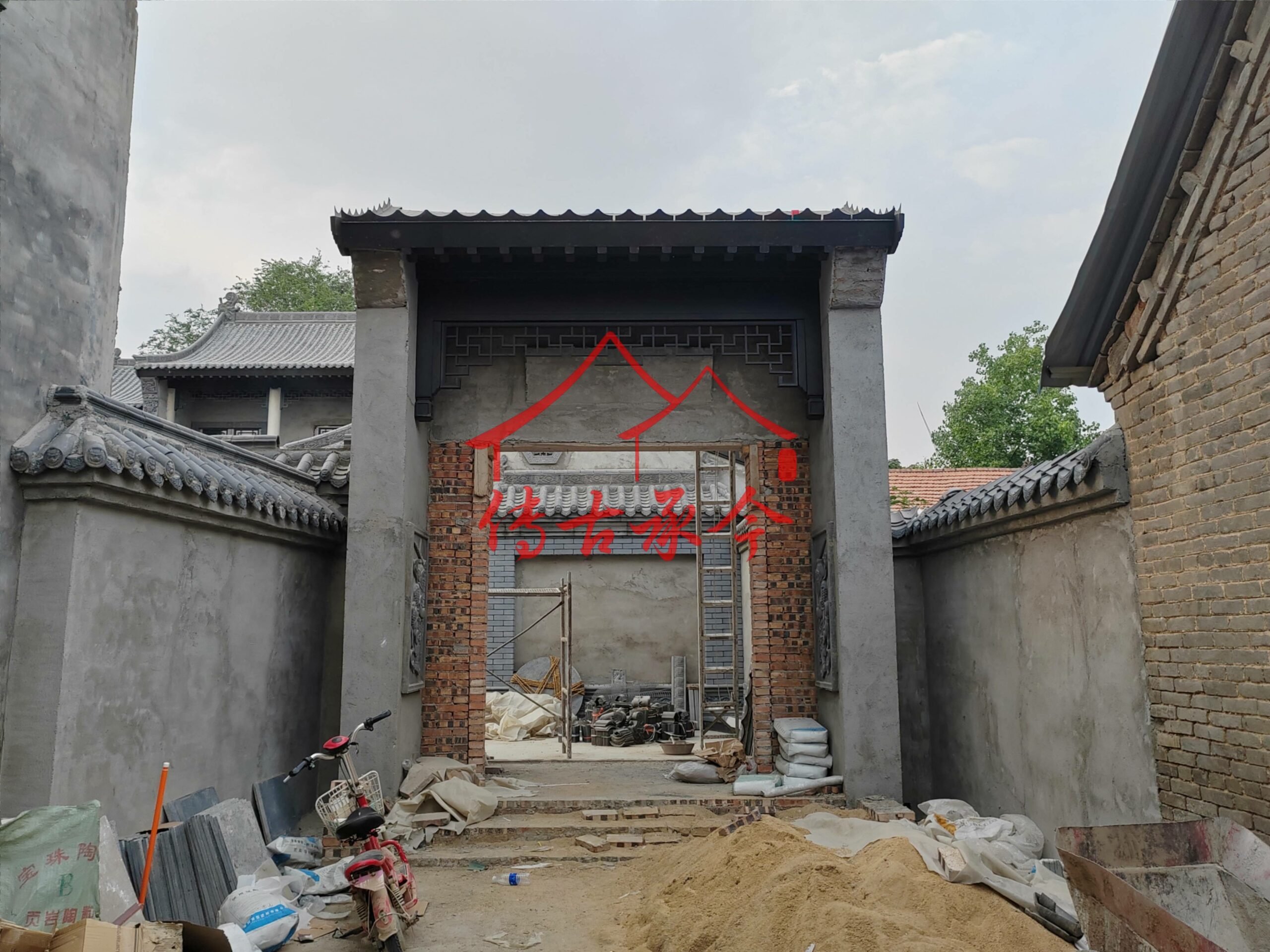 中式门楼 